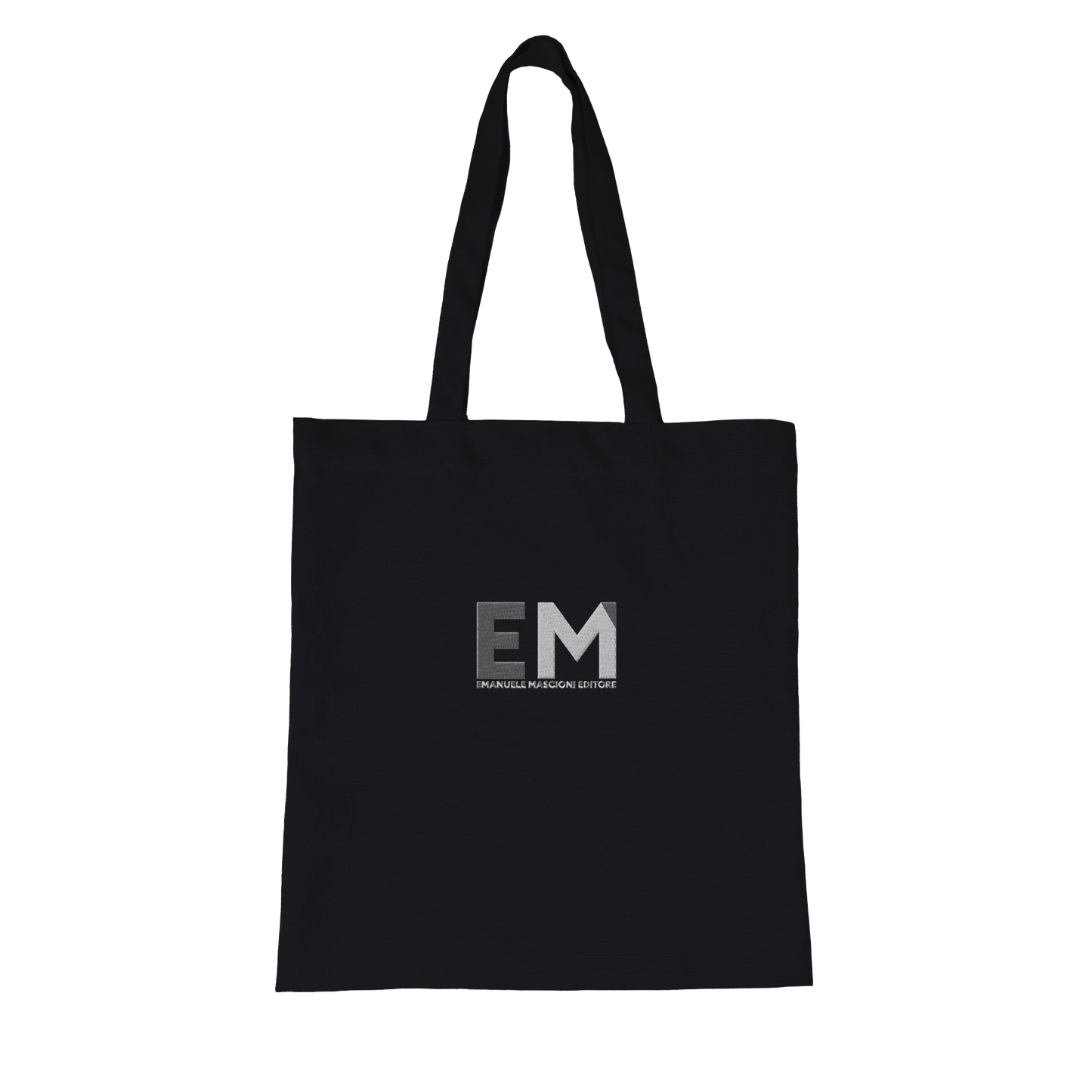 EM Long Handles Tote Bag | SOL'S Stockholm 04091 Black - Emanuele Mascioni Editore