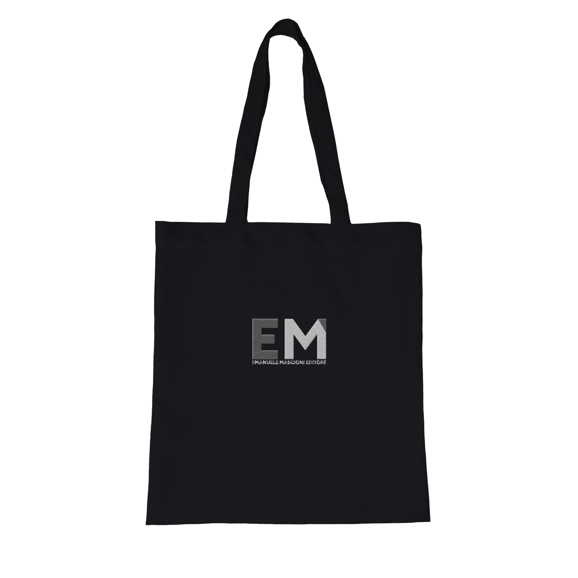 EM Long Handles Tote Bag | SOL'S Stockholm 04091 Black - Emanuele Mascioni Editore