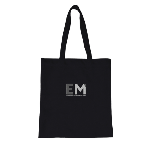 EM Long Handles Tote Bag | SOL'S Stockholm 04091 Black - Emanuele Mascioni Editore
